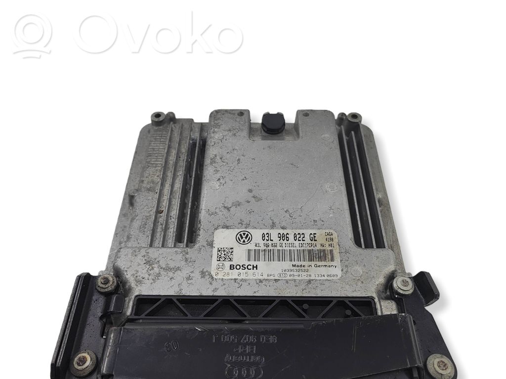 Engine control unit/module   03L906022GE,0281015614