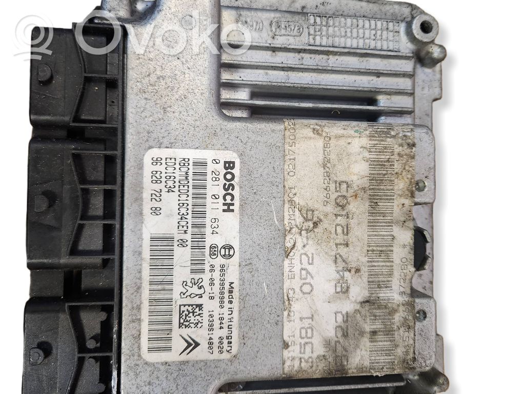 Peugeot 407 Calculateur moteur ECU 