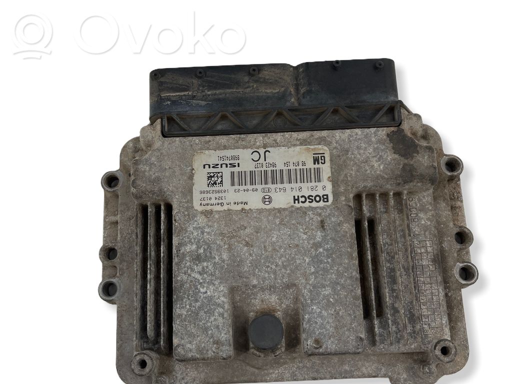 Opel Astra G Engine control unit/module 