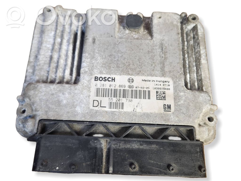 Opel Astra H Engine control unit/module 