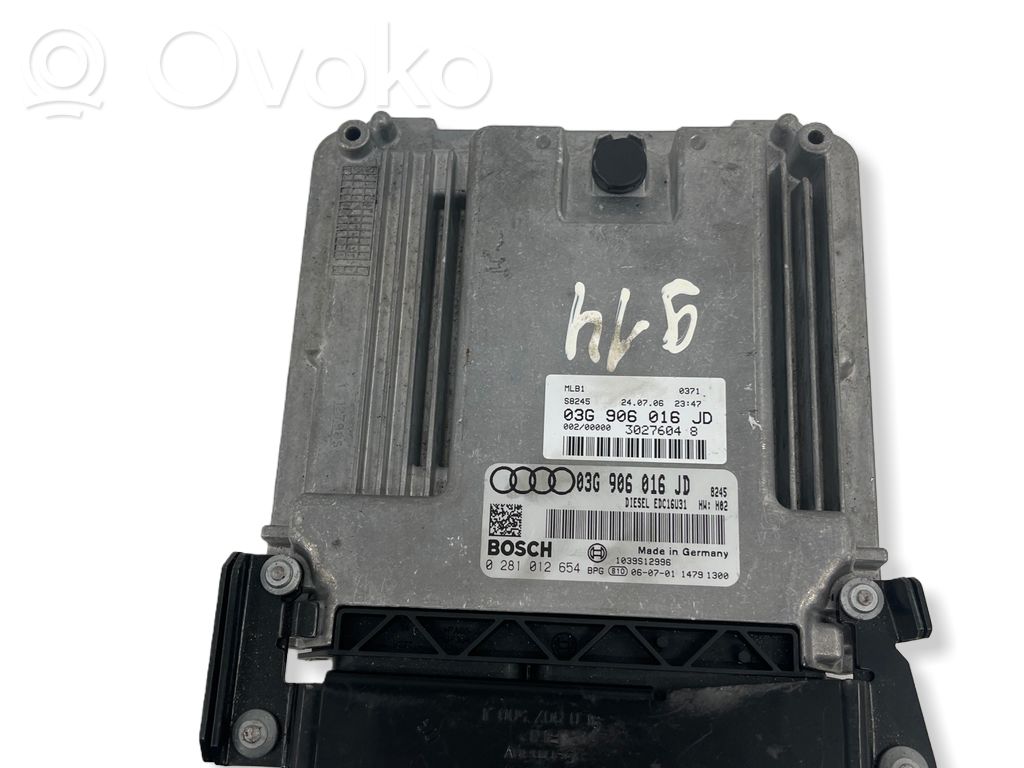 Engine control unit/module   03G906016JD,1039S12996,0281012654