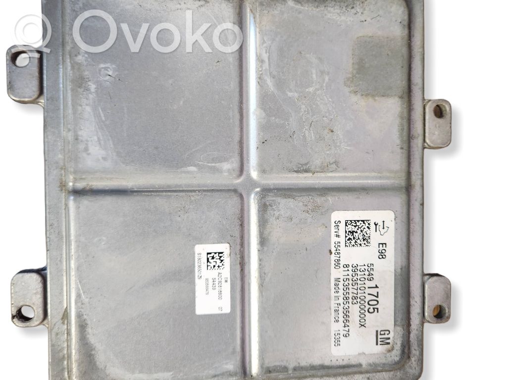Opel Insignia A Engine control unit/module 
