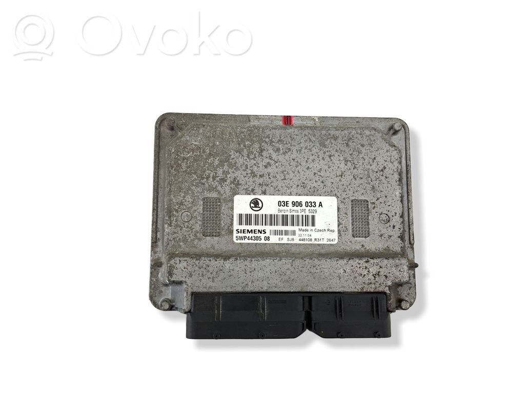 Engine control unit/module   03E906033A,5WP4430508