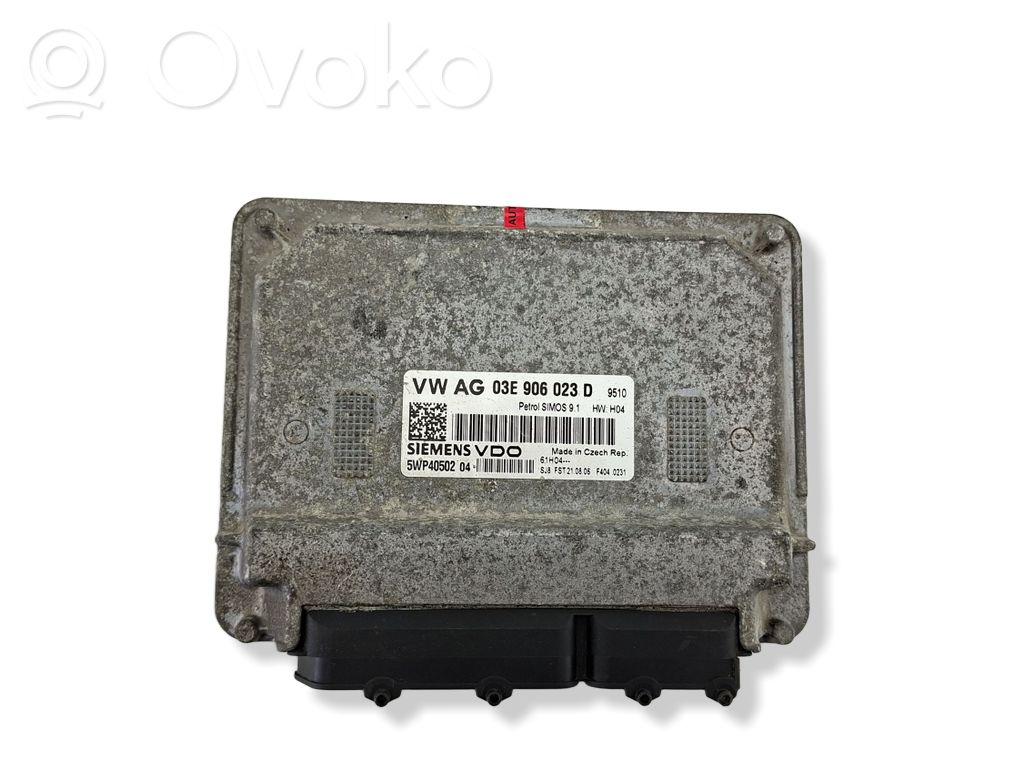 Volkswagen Polo IV 9N3 Unitate/modul de control motor 