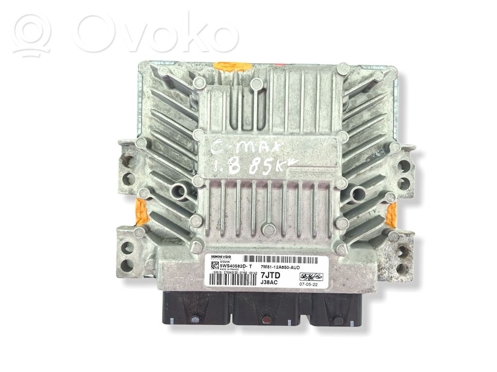 Engine control unit/module   7M5112A650AUD,5WS40582DT,7M5112A650AUD