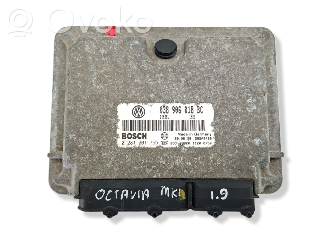 Skoda Octavia Mk1 (1U) Engine control unit/module 