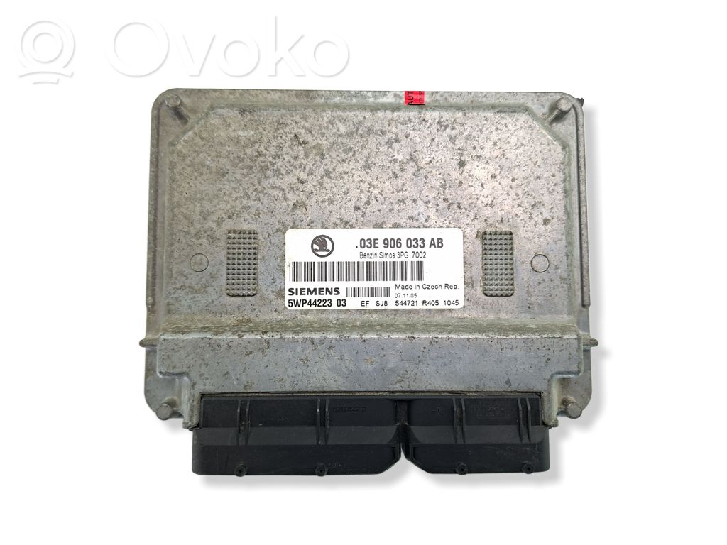 Engine control unit/module   03E906033AB,5WP44223,5WP4422303