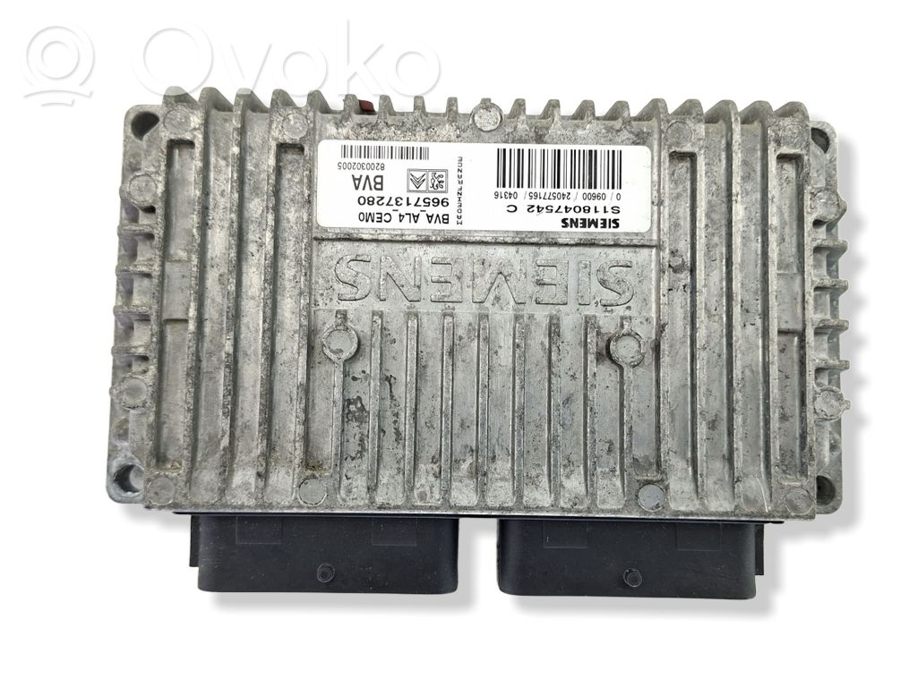 Peugeot 206 Engine control unit/module 