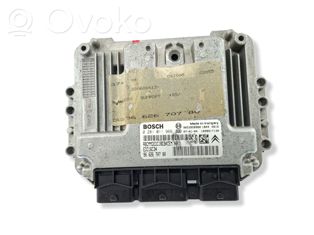 Citroen C4 I Engine control unit/module 