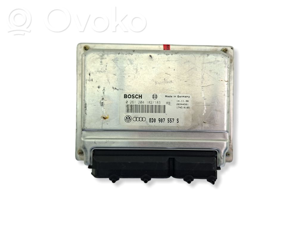 Engine control unit/module   8D0907557S,0261204182,0261204183