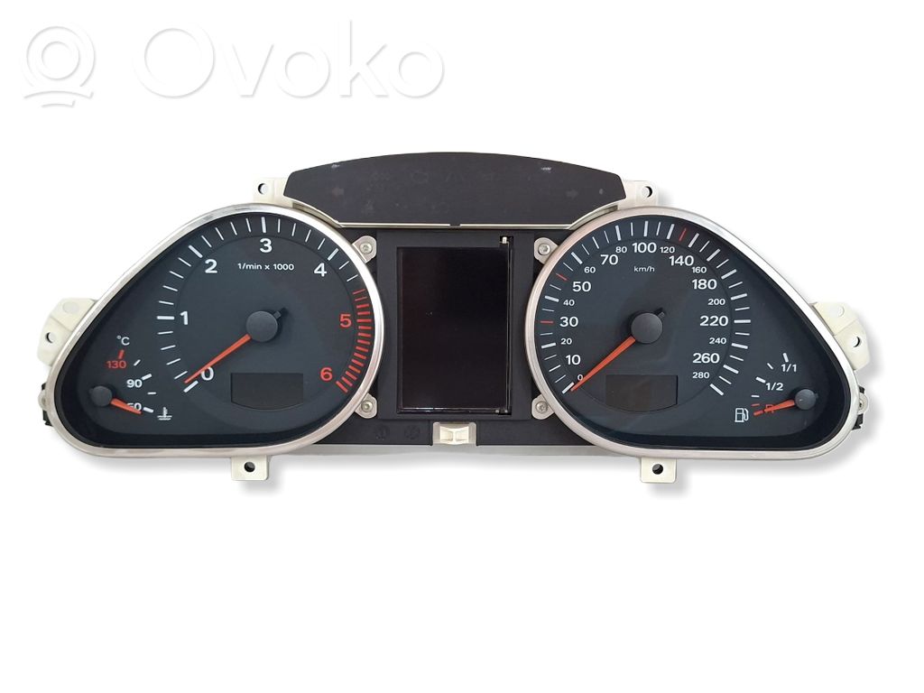 Audi A6 S6 C6 4F Spidometrs (instrumentu panelī) 