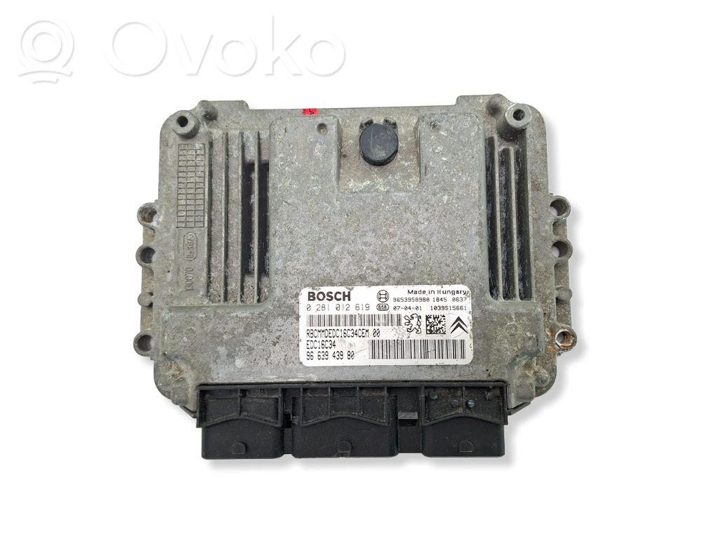 Citroen Berlingo Engine control unit/module 
