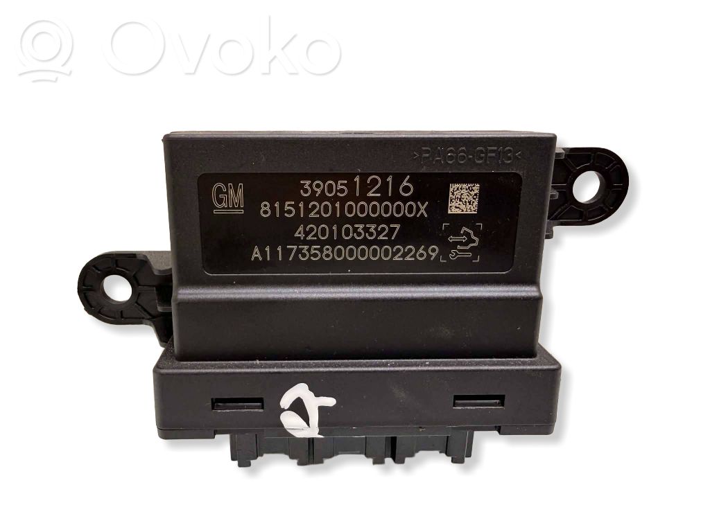 Opel Astra K Parking PDC control unit/module 