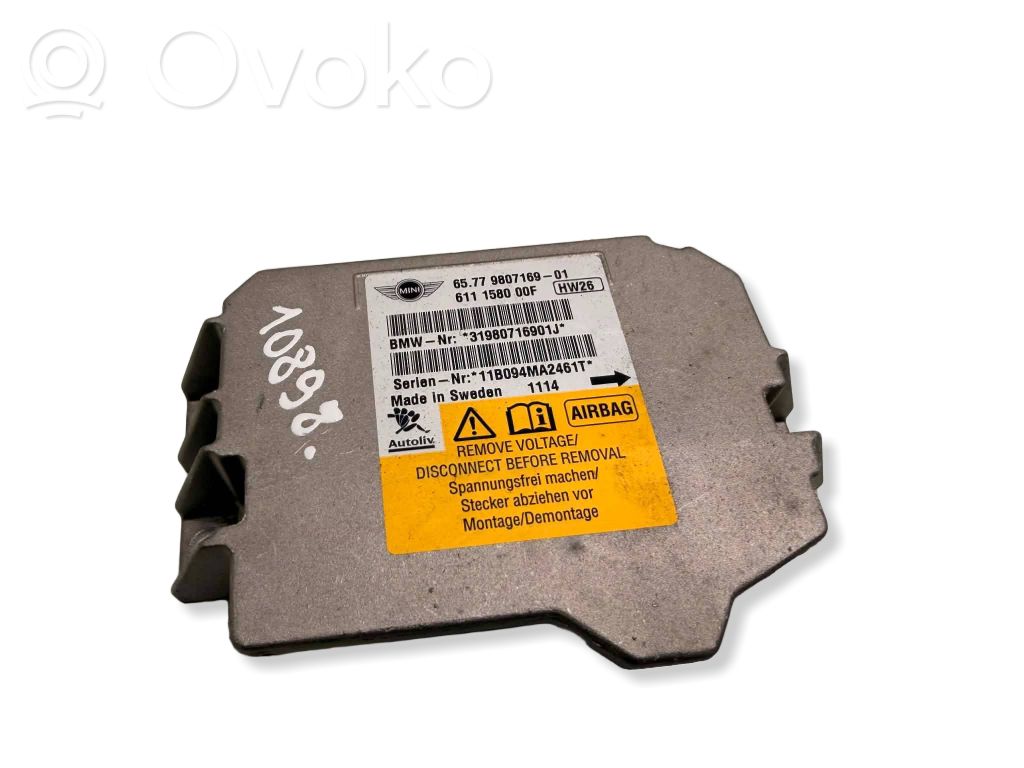 Mini Cooper Countryman R60 Airbag control unit/module 