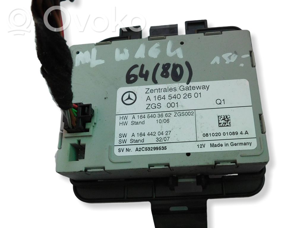 Mercedes-Benz ML W164 Moduł sterowania Gateway 