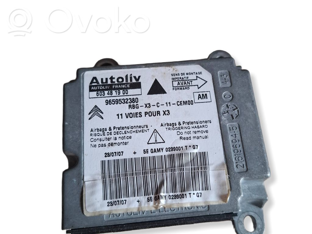 Citroen C5 Unidad de control/módulo del Airbag 