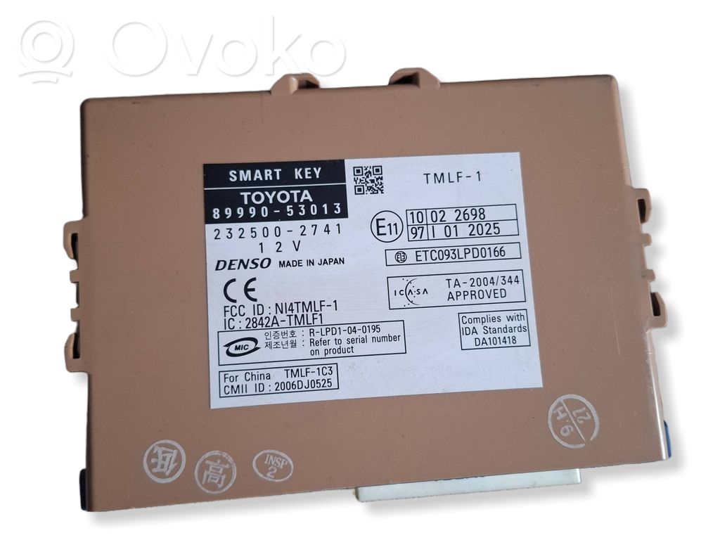 Lexus IS 220D-250-350 Unitate/modul de control fără cheie (KESSY) 