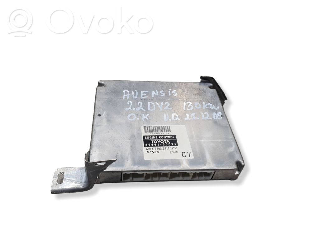 Toyota Avensis T250 Sterownik / Moduł ECU 