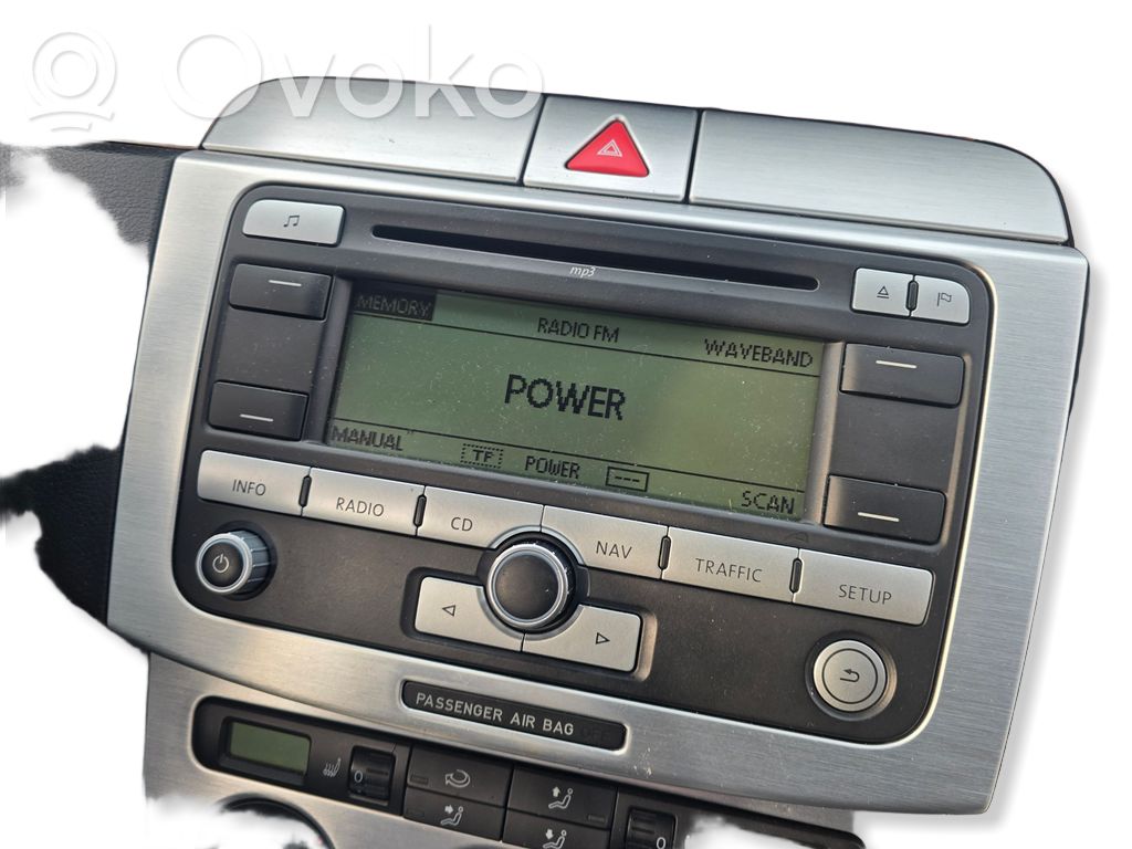 Panel / Radioodtwarzacz CD/DVD/GPS   1K0035191DX,7612062044