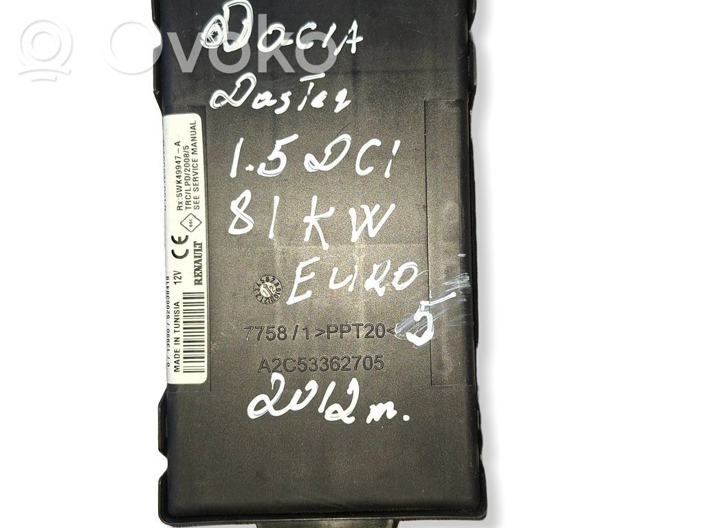 Inne komputery / moduły / sterowniki   8201068829,U180126007D