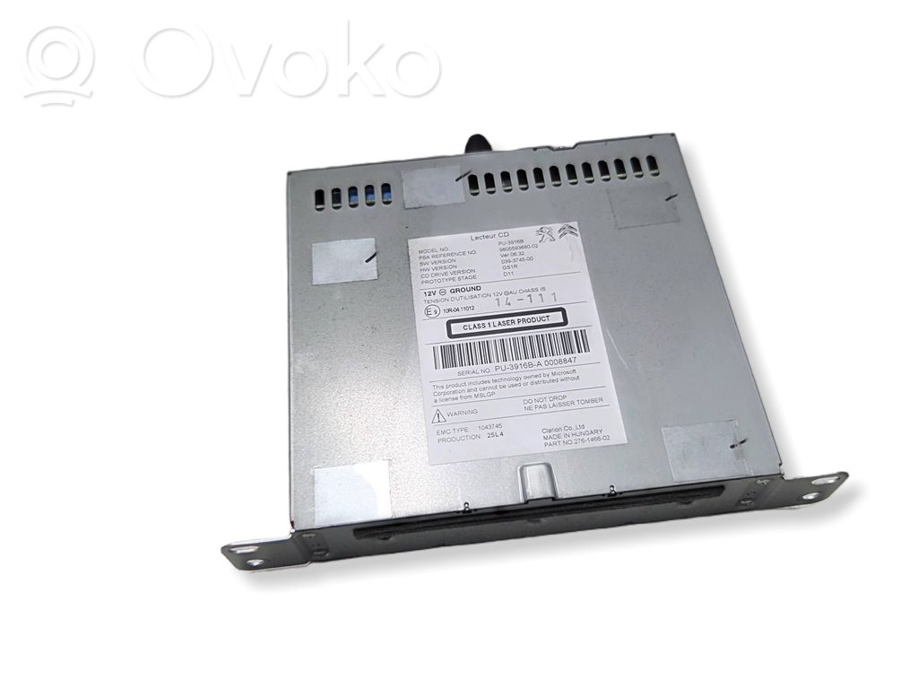 Peugeot 308 Radio/CD/DVD/GPS head unit 