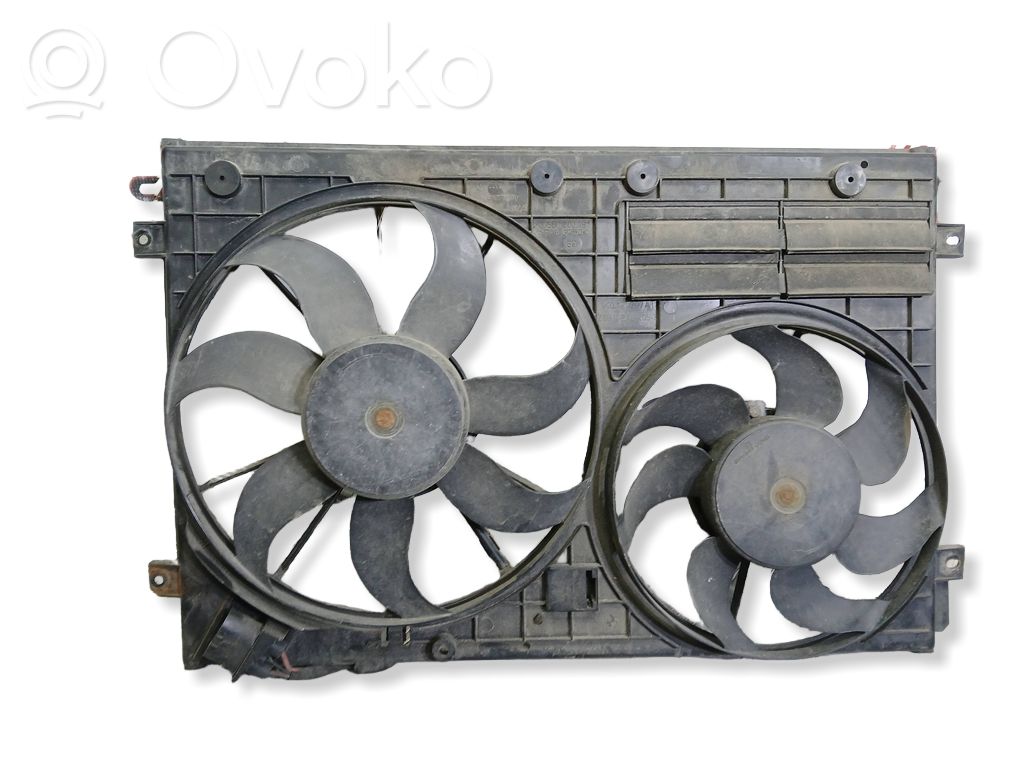 Volkswagen PASSAT B6 Elektrisks radiatoru ventilators 