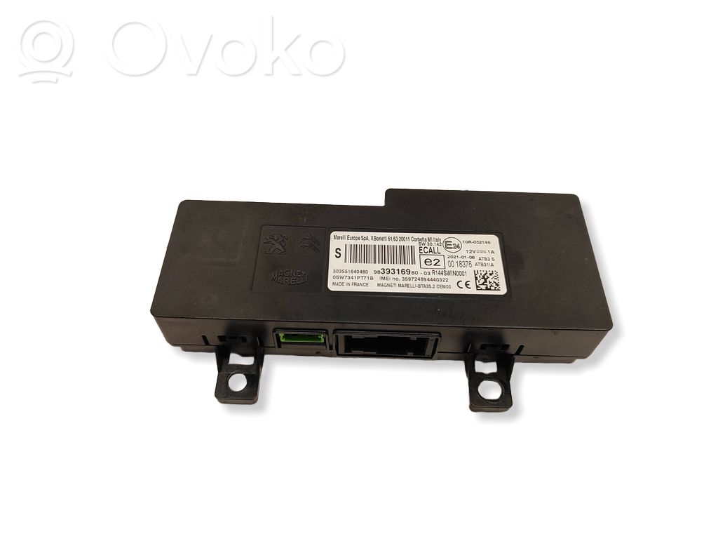 Module unité de contrôle Bluetooth   9839316980,503551640480,0SW7341PT71B