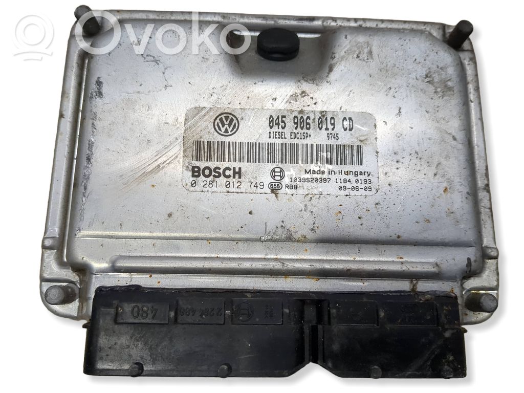 Skoda Fabia Mk2 (5J) Engine control unit/module 