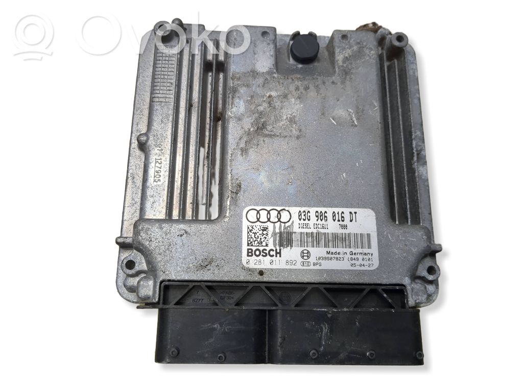 Audi A3 S3 A3 Sportback 8P Engine control unit/module 