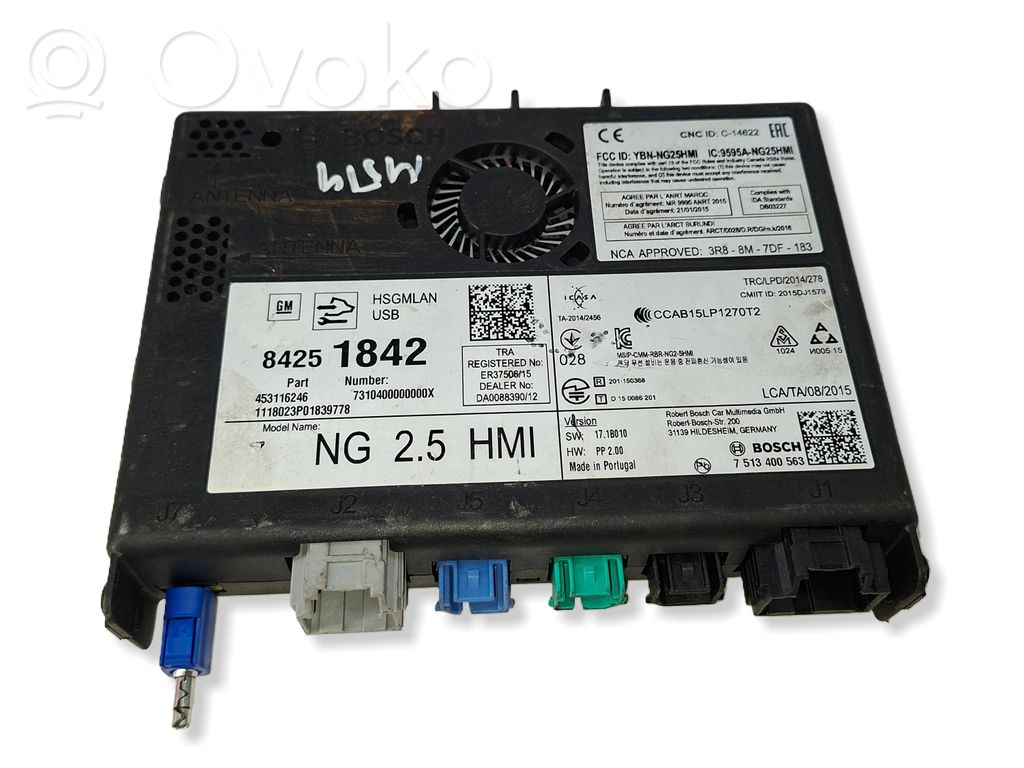 Opel Insignia B GPS navigation control unit/module 
