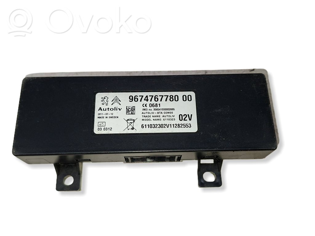 Peugeot 208 I Bluetooth control unit module 