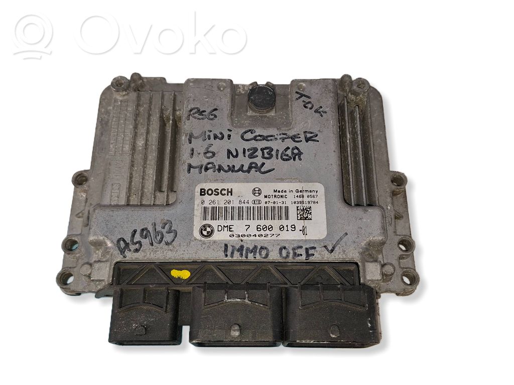 Mini One - Cooper Coupe R56 Engine control unit/module 