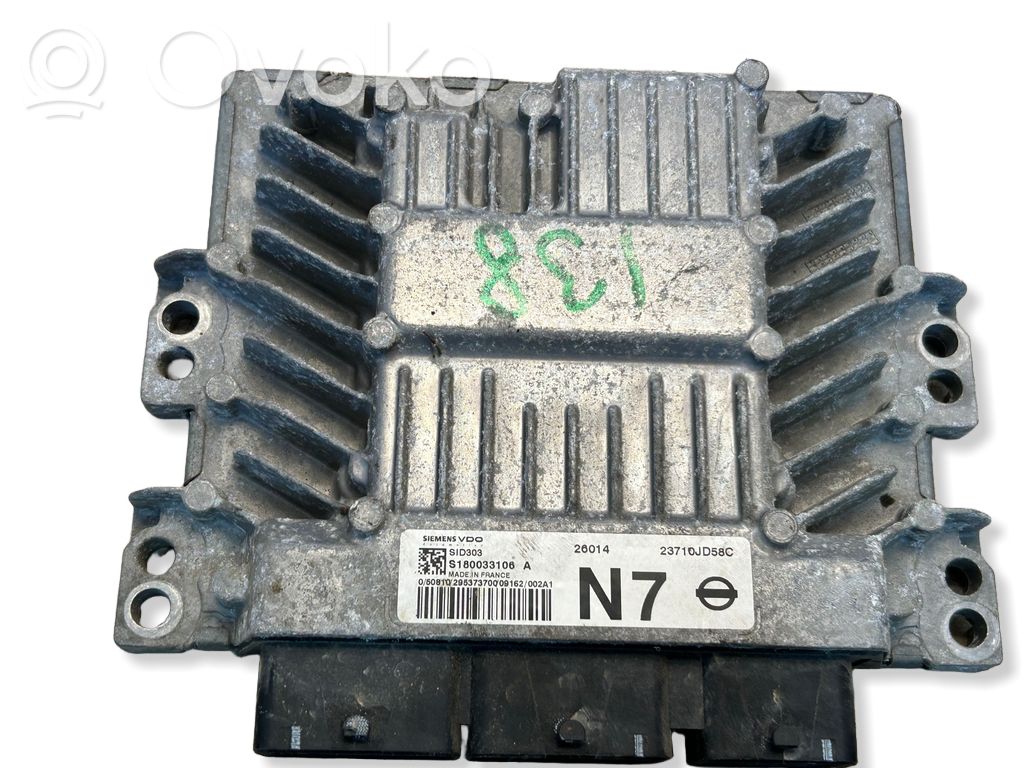 Nissan Qashqai Engine control unit/module 