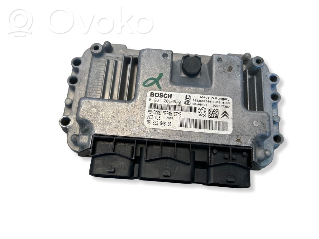 Peugeot 207 Engine control unit/module 