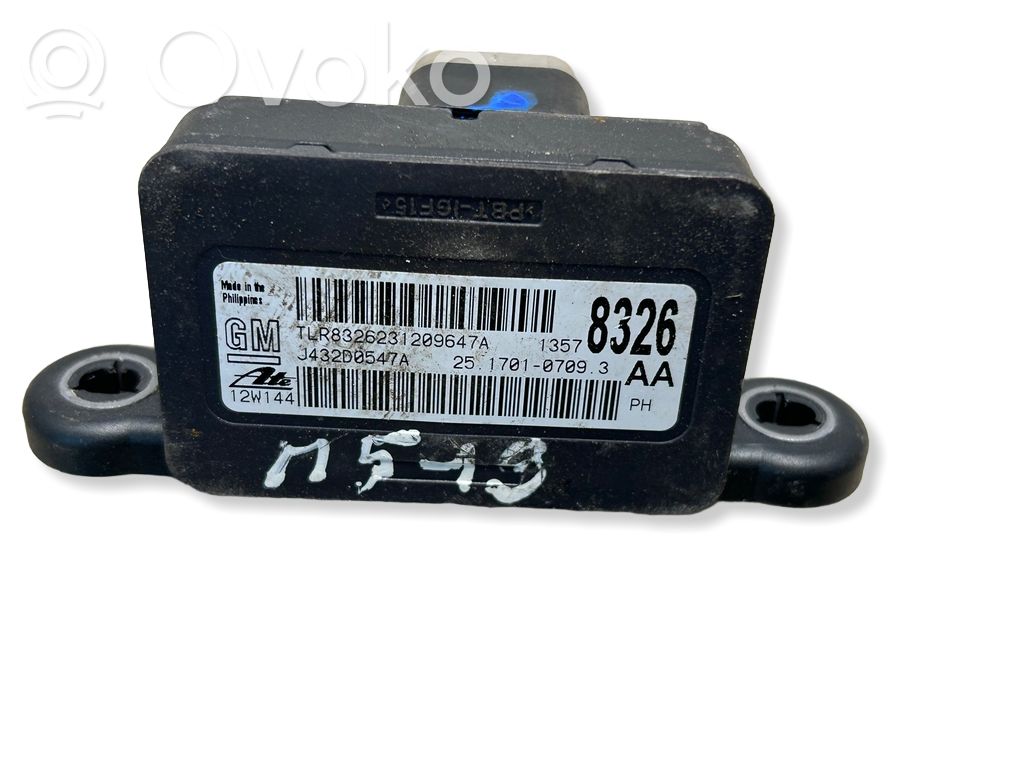 Chevrolet Orlando ESP acceleration yaw rate sensor 