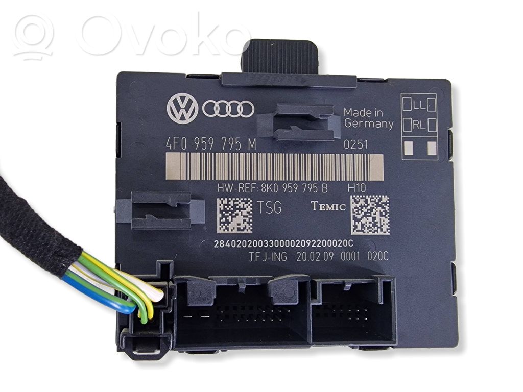 Unité de commande module de porte   4F0959795M