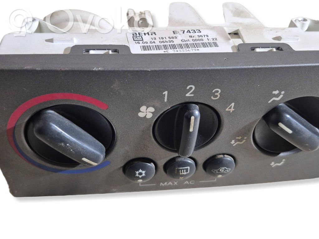 Climate control unit   E7433,13191583