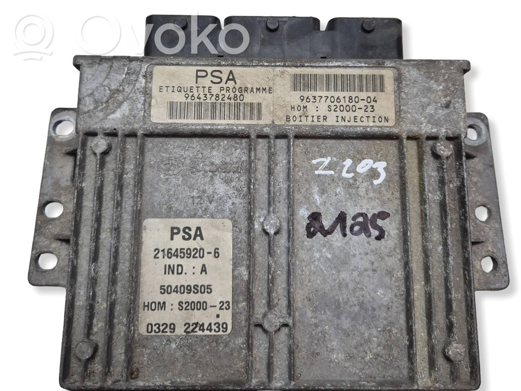 Peugeot 206 Sterownik / Moduł ECU 