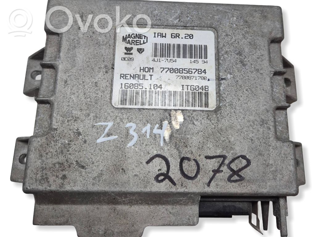 Engine control unit/module   7700856784,16085104,7700871780