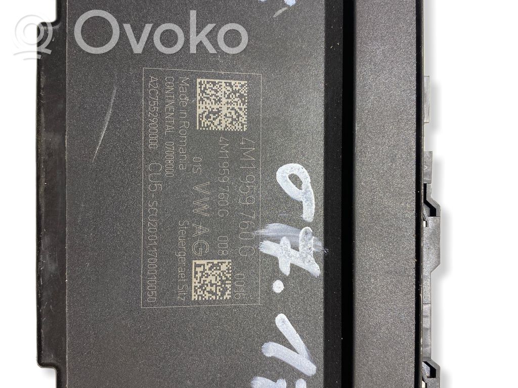 Audi Q7 4M Module de commande de siège 