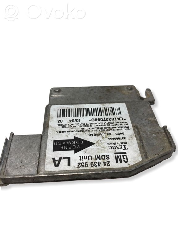 Opel Corsa C Airbag control unit/module 