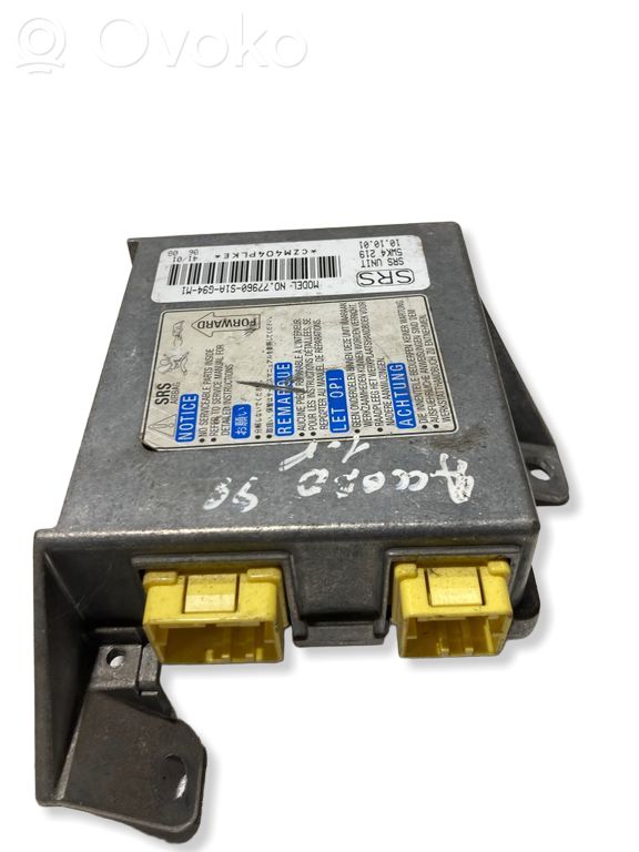 Honda Accord Airbag control unit/module 