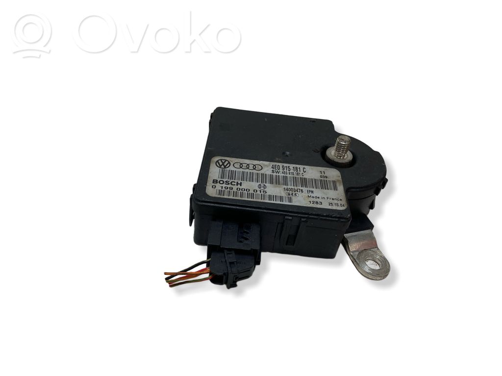 Audi A8 S8 D3 4E Battery control module 