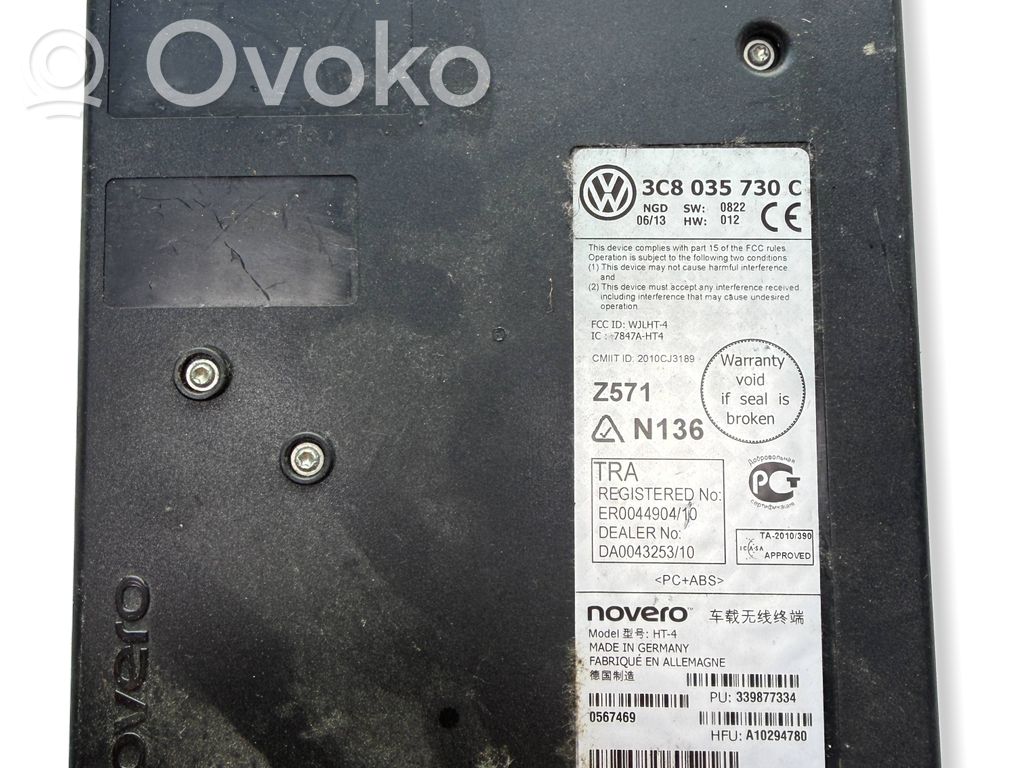 Volkswagen PASSAT B7 Bluetooth control unit module 