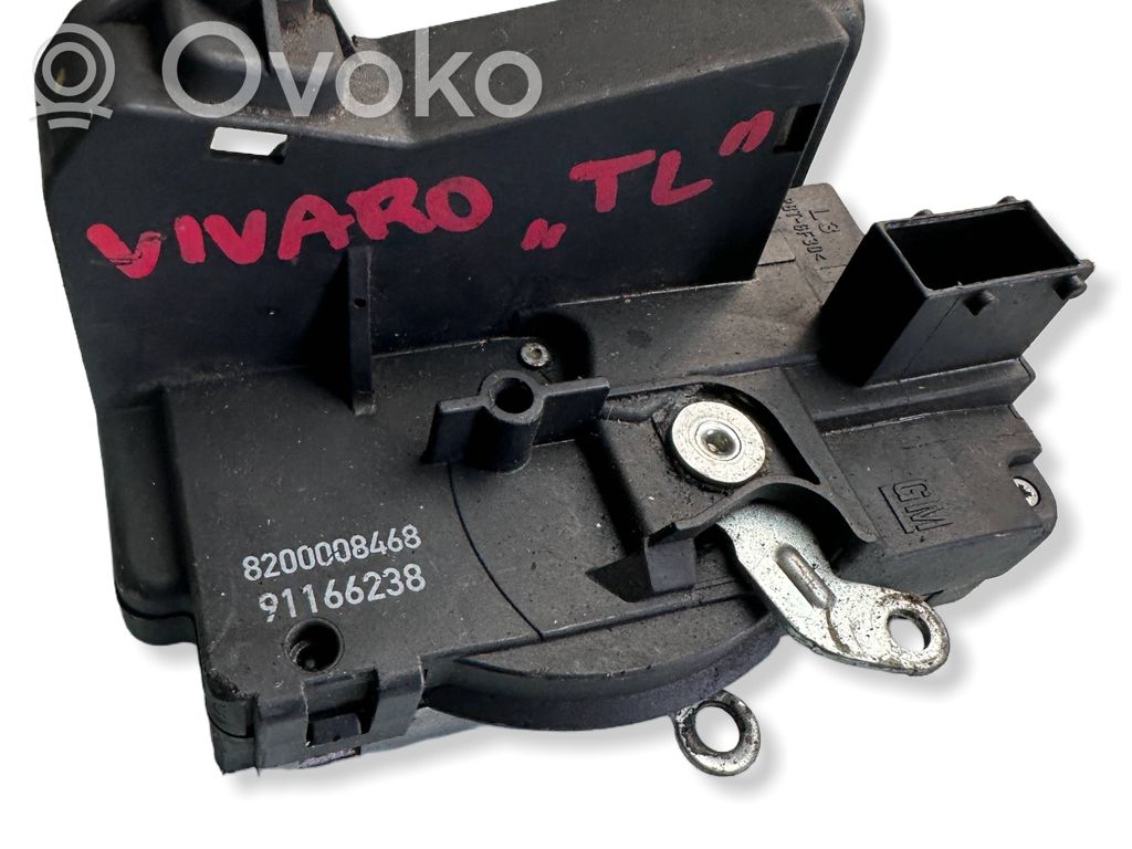 Opel Vivaro Rear door lock 