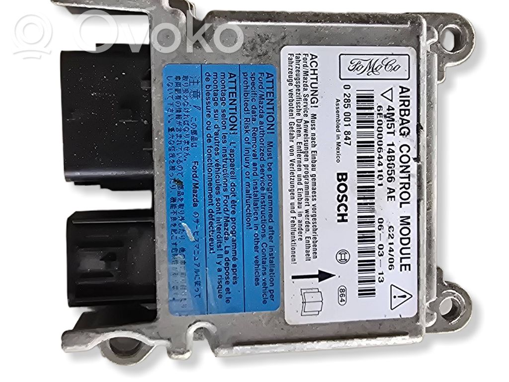 Airbag control unit/module   4M5T14B056AE,0285001847