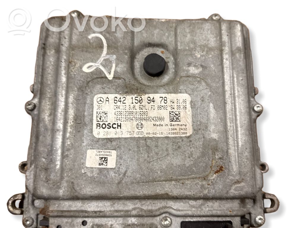 Mercedes-Benz ML W164 Engine control unit/module 