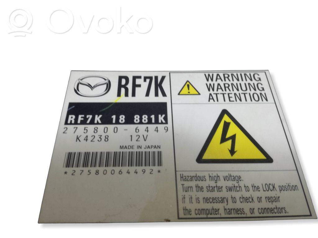 Mazda 6 Engine control unit/module 
