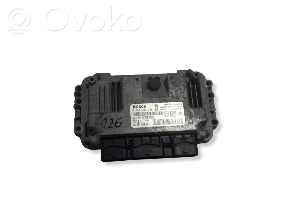 Engine control unit/module   0261208908,9652552380,9662467480