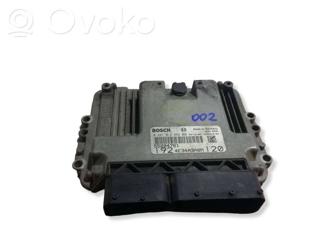 Engine control unit/module   0281012862,4E34A3ABM,55204761